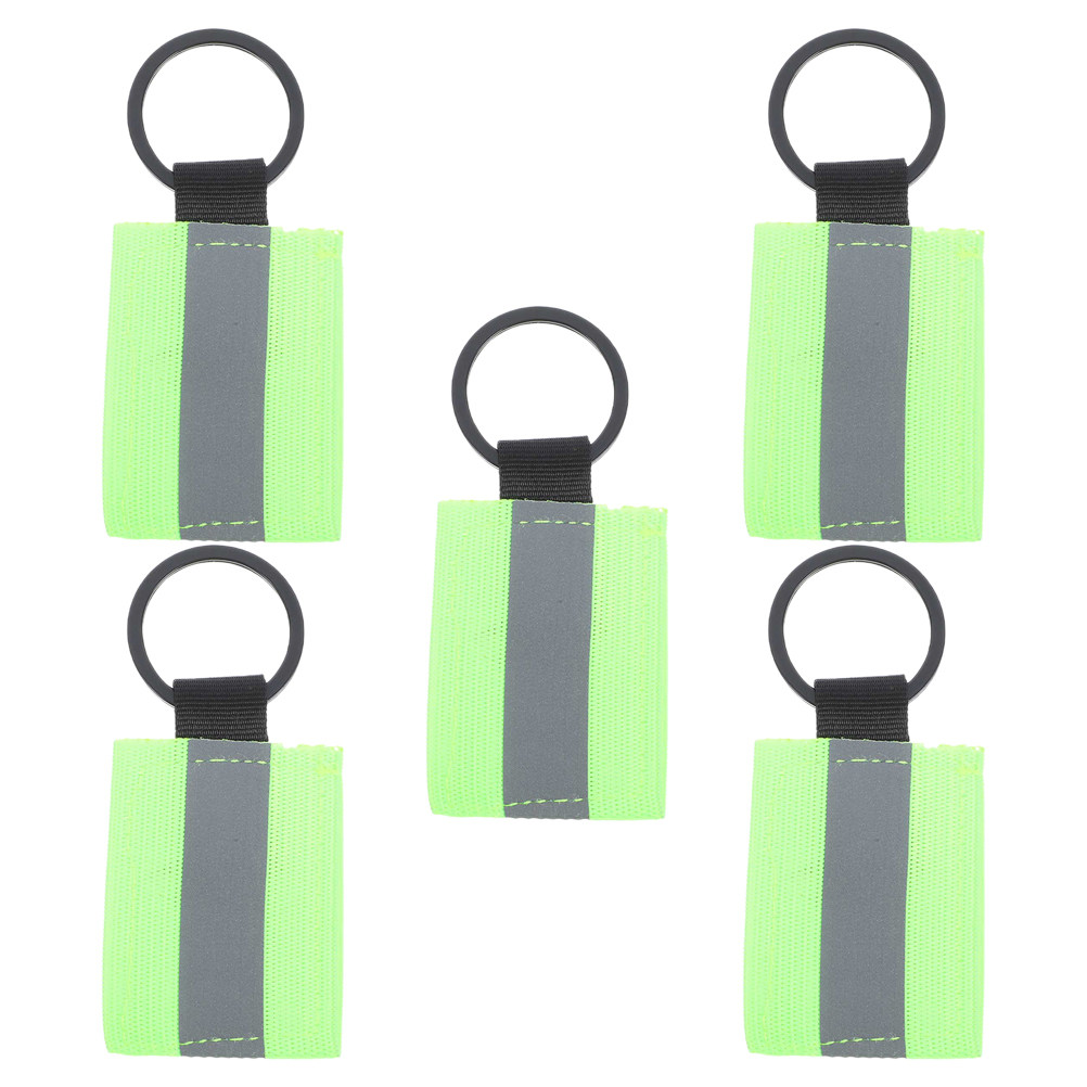 Running Visibility Gear - 5 قطع من علامات المفاتيح العاكسة