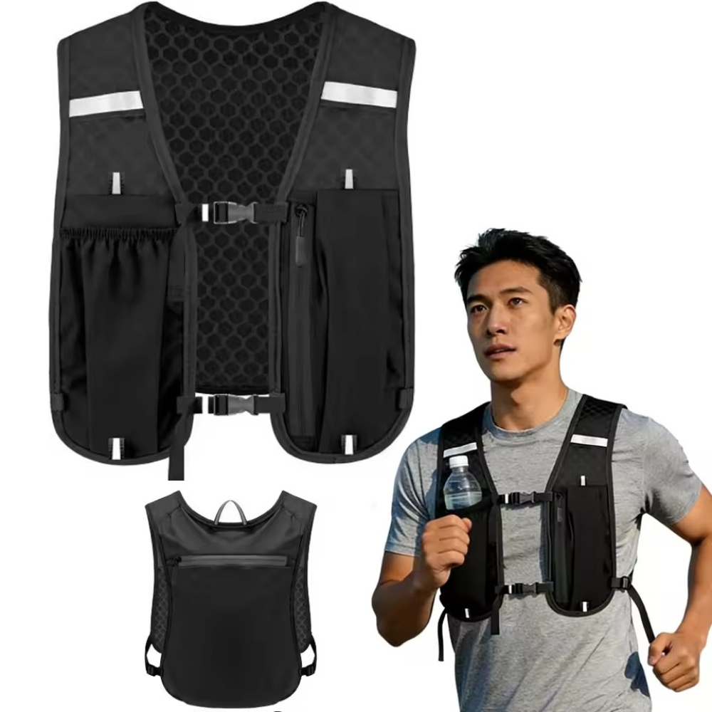 Hydration Vest - سترة ترطيب للجري للنساء والرجال، مقاومة