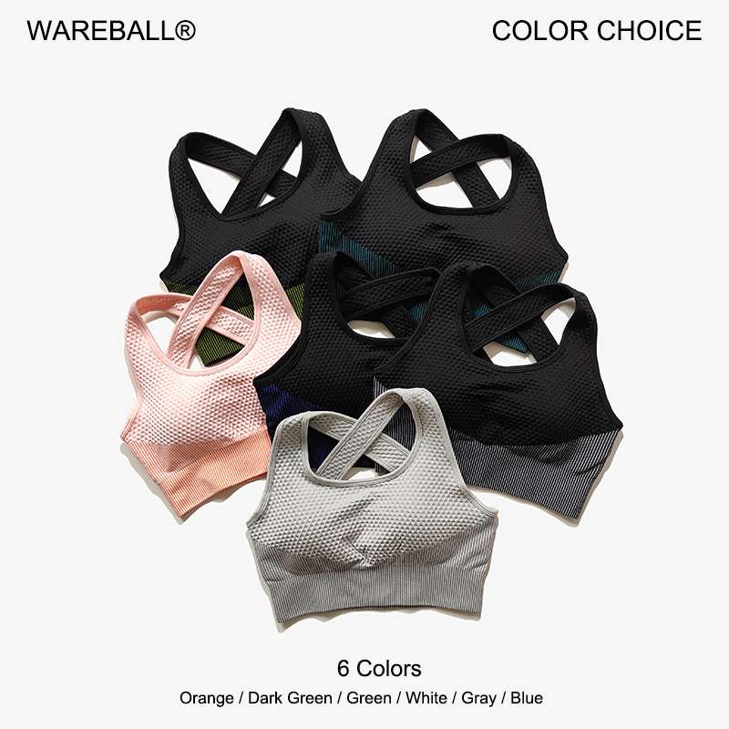 Running Belt - بوربال-حمالة صدر رياضية مثيرة مبطنة من