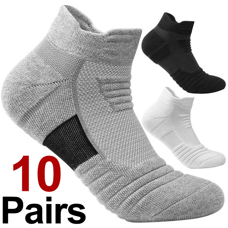 Sports Socks - 10 أزواج من الجوارب الرياضية المحبوكة