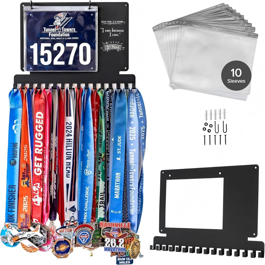 Race Bib - حامل ميداليات للجري، حامل ميداليات فاخر