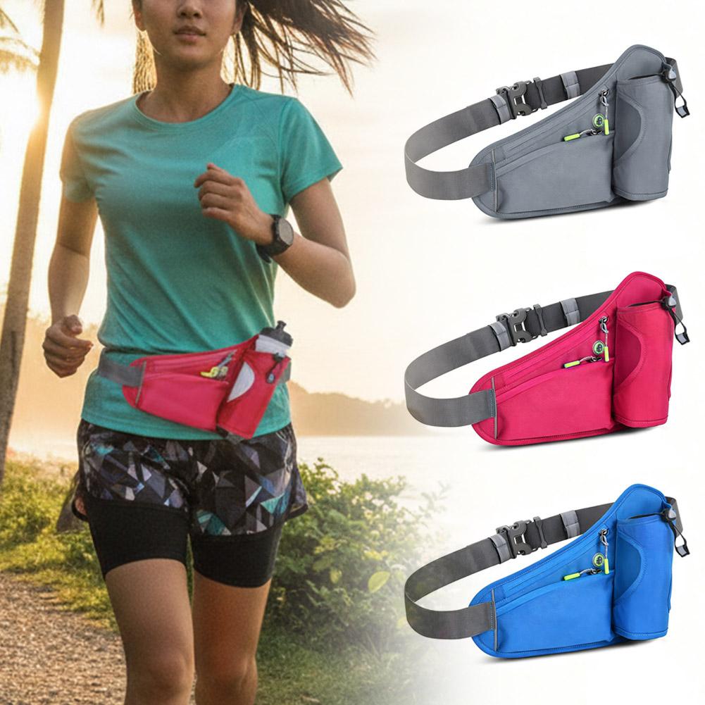 Running Belt - حقيبة خصر مع حامل زجاجة ماء