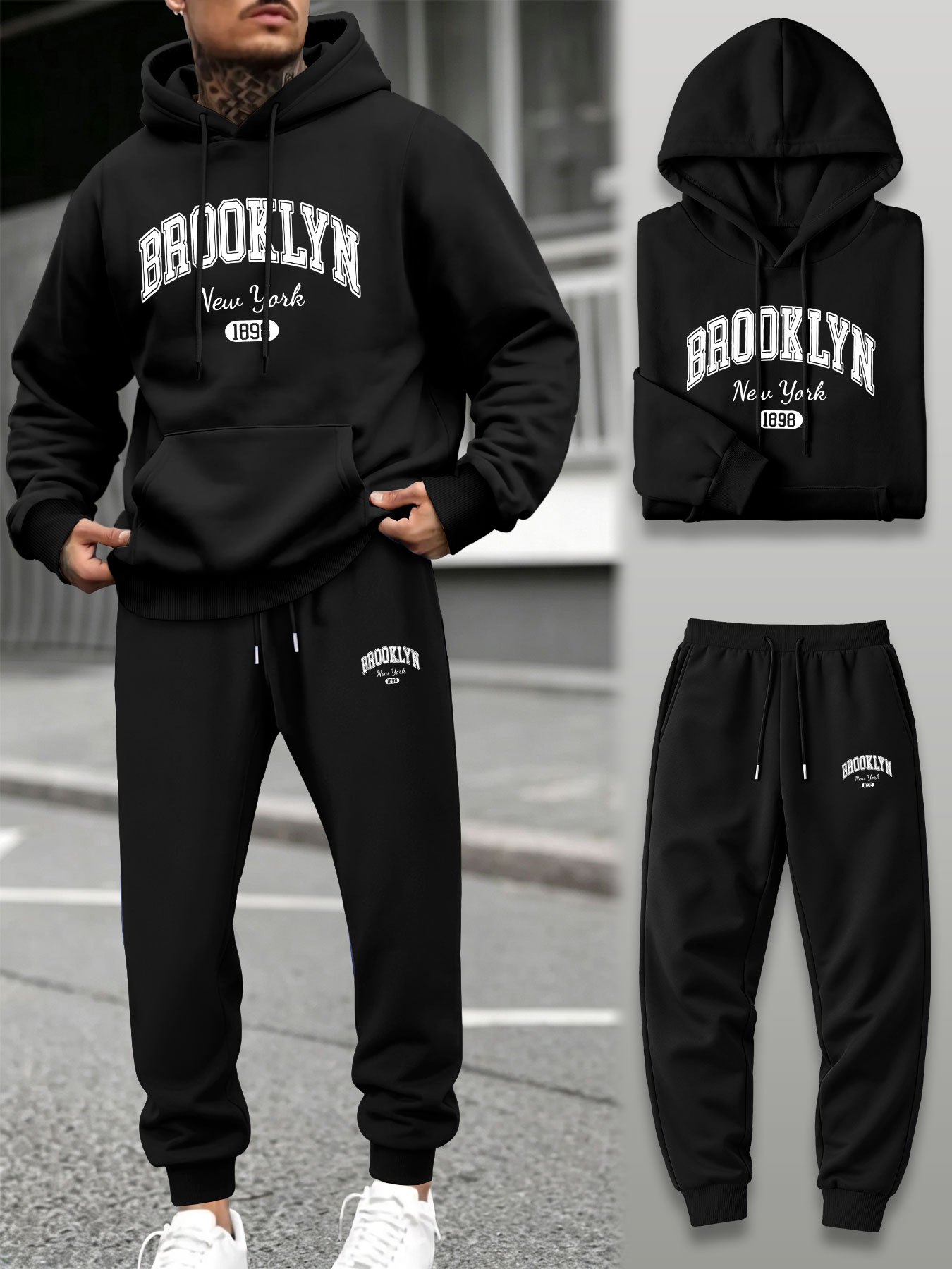 Joggers Pants - بدلة رياضية للرجال مكونة من قطعتين: