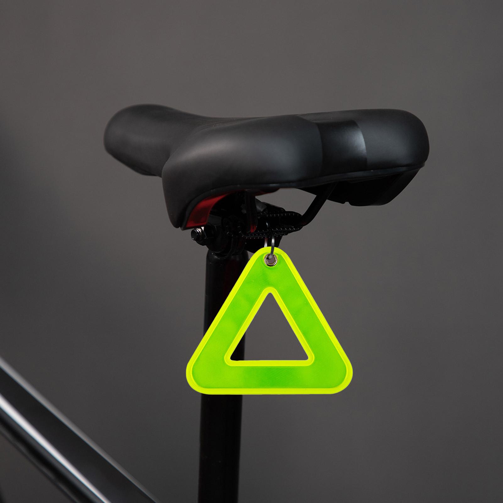 Running Visibility Gear - قلادات عاكسة مثلثة الشكل عالية الوضوح،