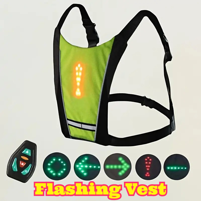 سترة أمان بإضاءة LED مع جهاز ت - مراجعة Running Visibility Gear وسعره