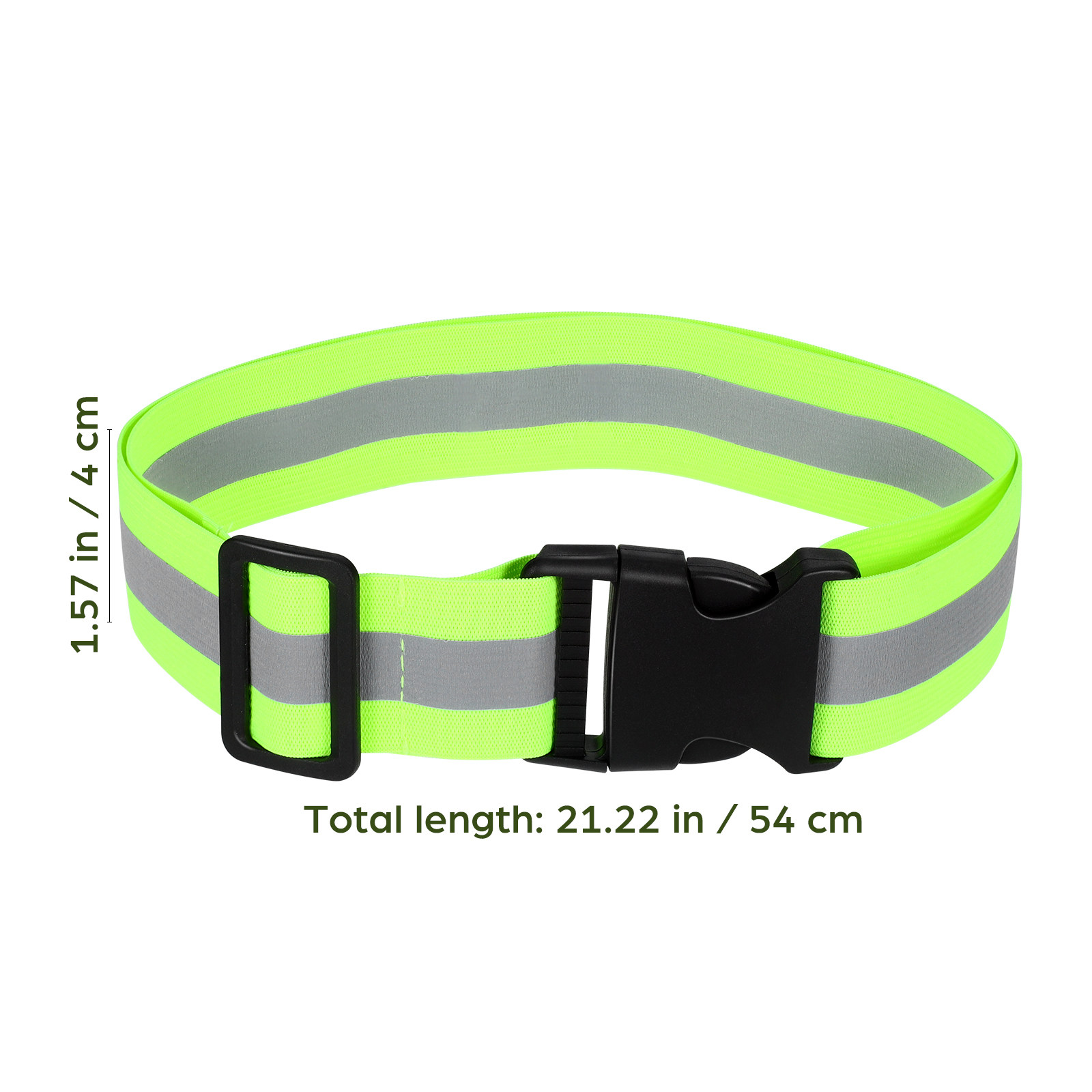 شريط عاكس باللون الأخضر الفلور - مراجعة Running Visibility Gear وسعره