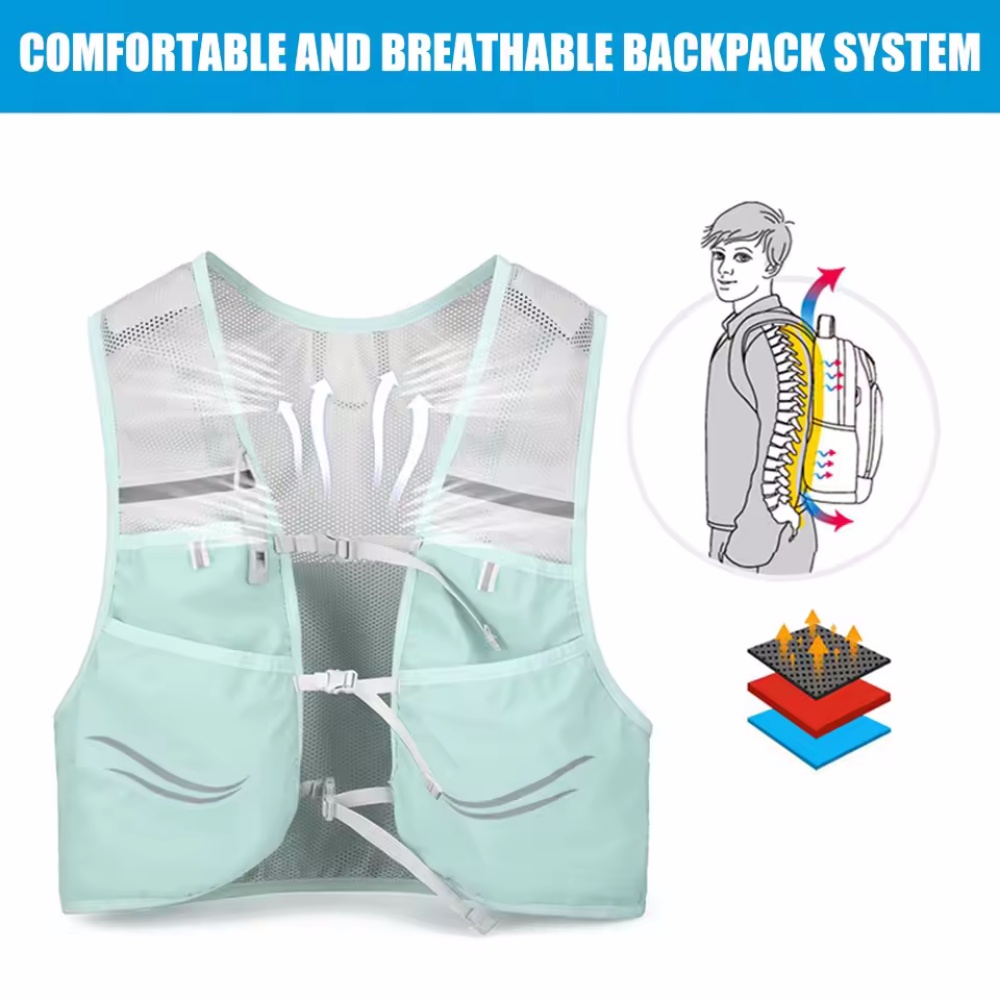 عاكس صدرة للجري الترطيب تشغيل  - مراجعة Hydration Vest وسعره