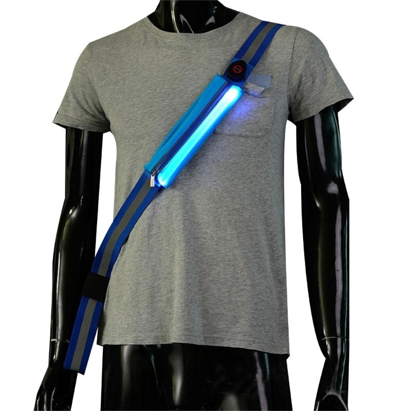 حزام T3LB عاكس للضوء LED عالي  - مراجعة Running Visibility Gear وسعره