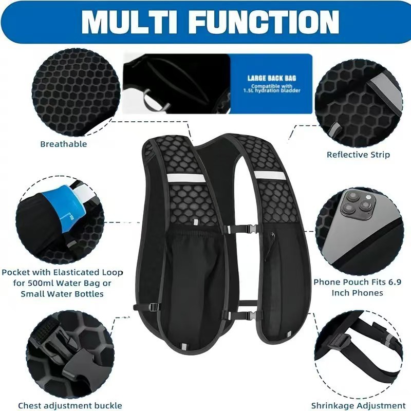 سترة ترطيب للجري للنساء والرجا - مراجعة Hydration Vest وسعره