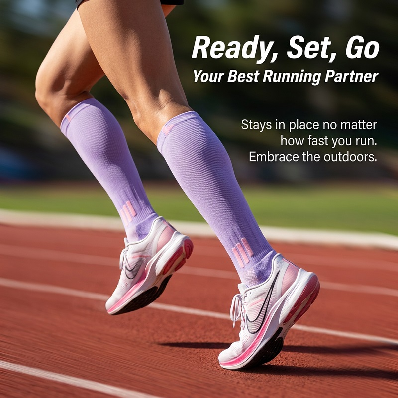 1/6 أزواج من الجوارب الطويلة ا - مراجعة Sports Socks وسعره