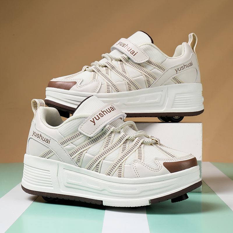 حذاء تزلج للطلاب بأربع عجلات ق - مراجعة Running Shoes Men وسعره