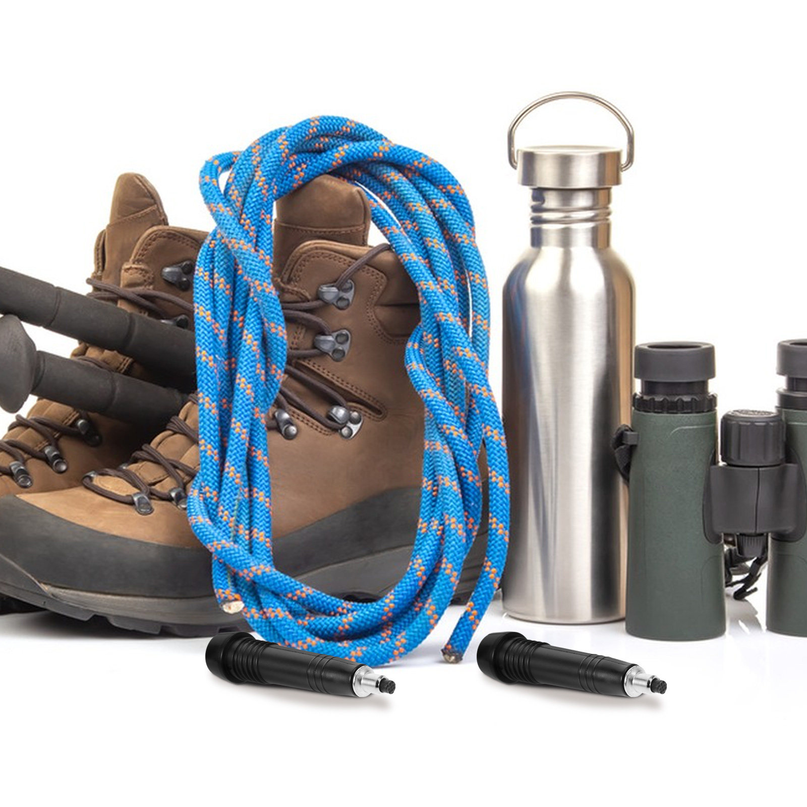 مجموعة من قطعتين لرؤوس عصي الم - مراجعة Trekking Pole Carbon وسعره