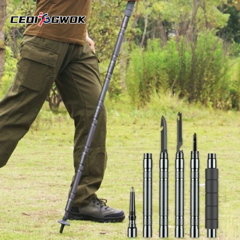 عصي المشي المتينة المصنوعة من  - مراجعة Trekking Pole Carbon وسعره