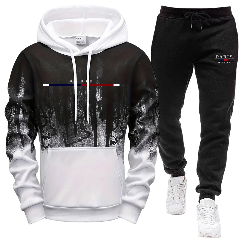 طقم رجالي/هودي/بنطلون للخريف و - مراجعة Joggers Pants وسعره