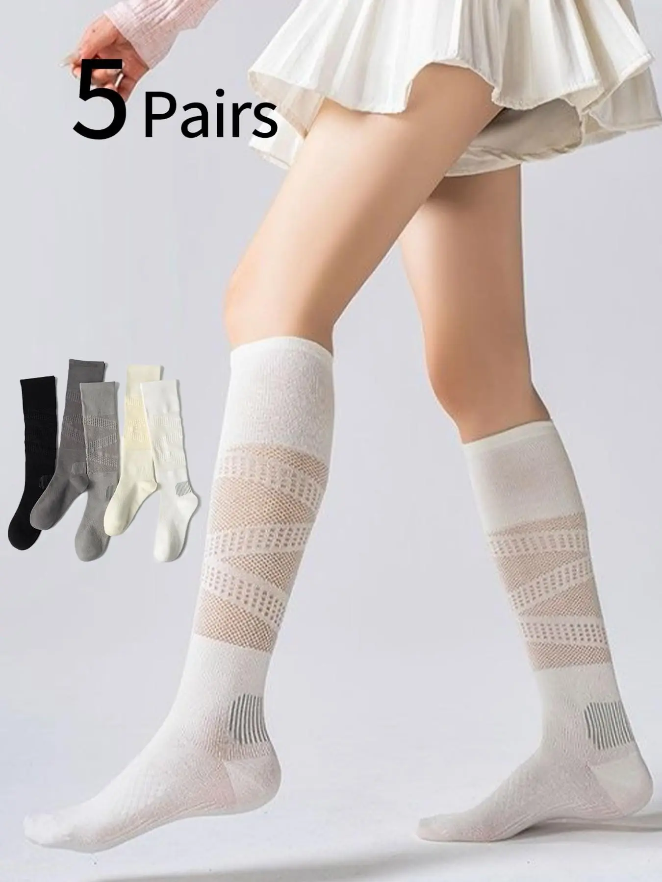 5 أزواج من جوارب الرياضة النسا - مراجعة Sports Socks وسعره