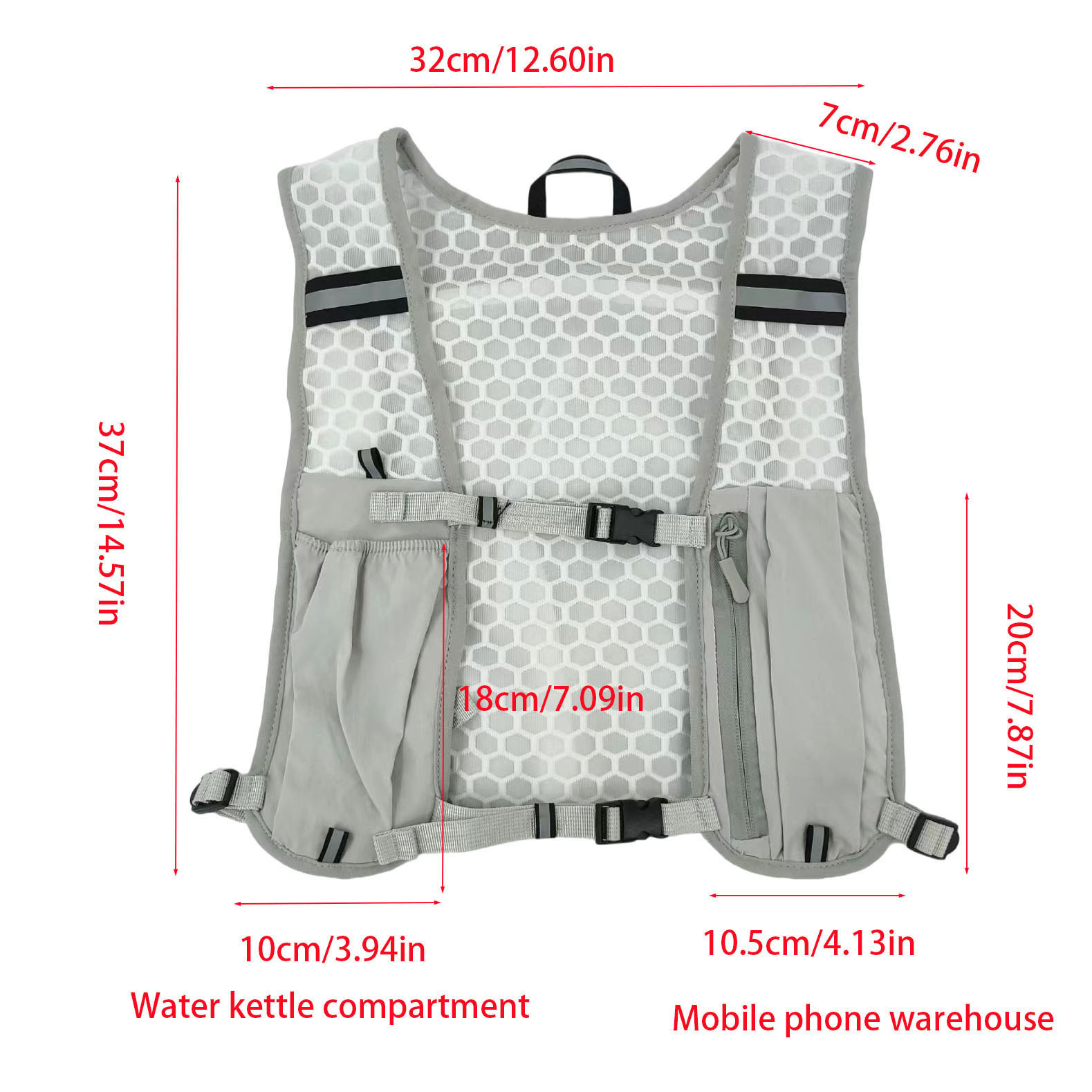 سترة جري للجنسين مقاومة للماء  - مراجعة Hydration Vest وسعره