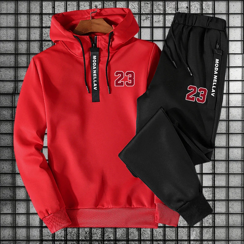 طقم رجالي ونسائي / هودي وبنطلو - مراجعة Joggers Pants وسعره