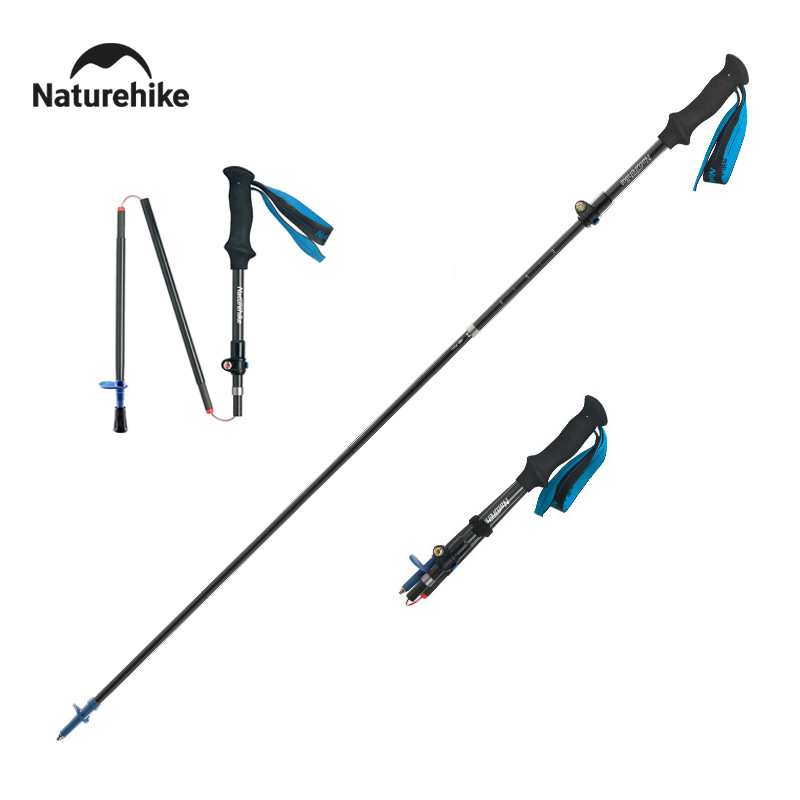 Naturehike-عصا مشي كاملة من أل - مراجعة Trekking Pole Carbon وسعره