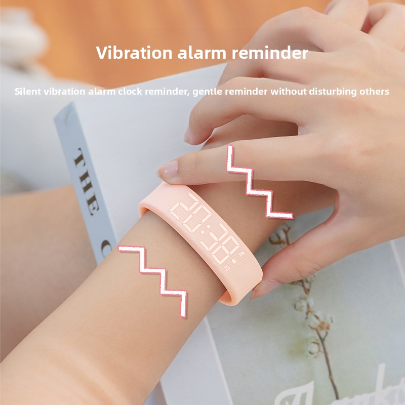 ساعة منبه رقمية LED مع سوار سي - مراجعة Running Watch وسعره