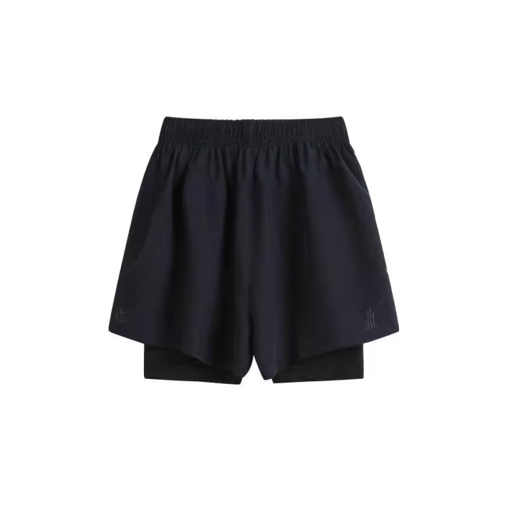 شورت رياضي نسائي 2 في 1 بخصر م - مراجعة Running Gear Junior وسعره