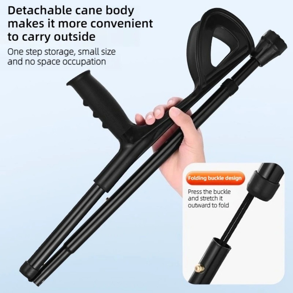 عكازات ذراع قابلة للتعديل وقاب - مراجعة Trekking Pole Carbon وسعره