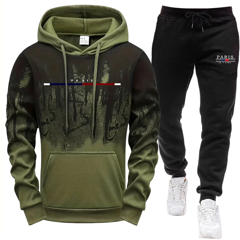 طقم رجالي/هودي/بنطلون للخريف و - مراجعة Joggers Pants وسعره