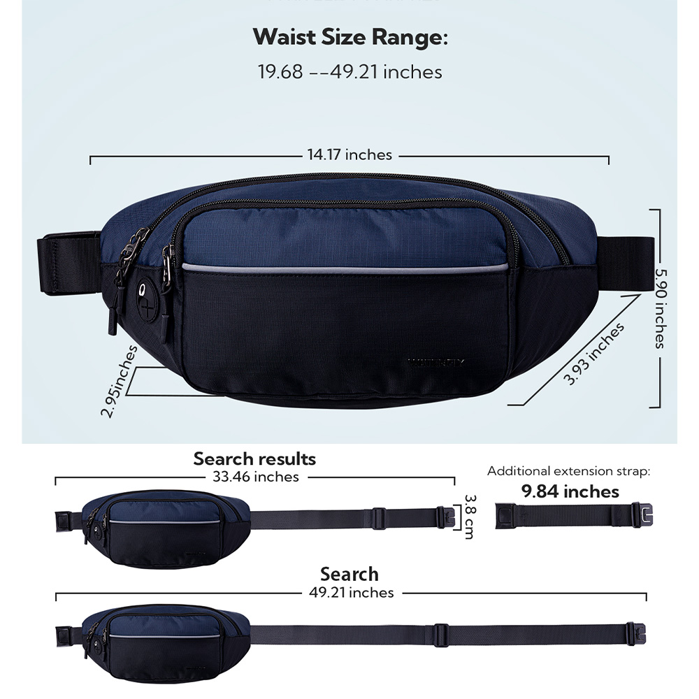 حقيبة خصر WATERFLY Fanny Pack، - مراجعة Running Belt وسعره