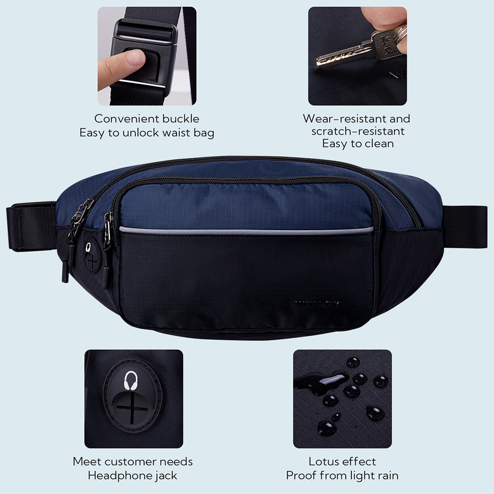 حقيبة خصر WATERFLY Fanny Pack، - مراجعة Running Belt وسعره