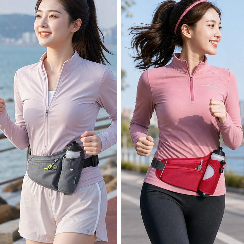 حقيبة خصر مع حامل زجاجة ماء وح - مراجعة Running Belt وسعره
