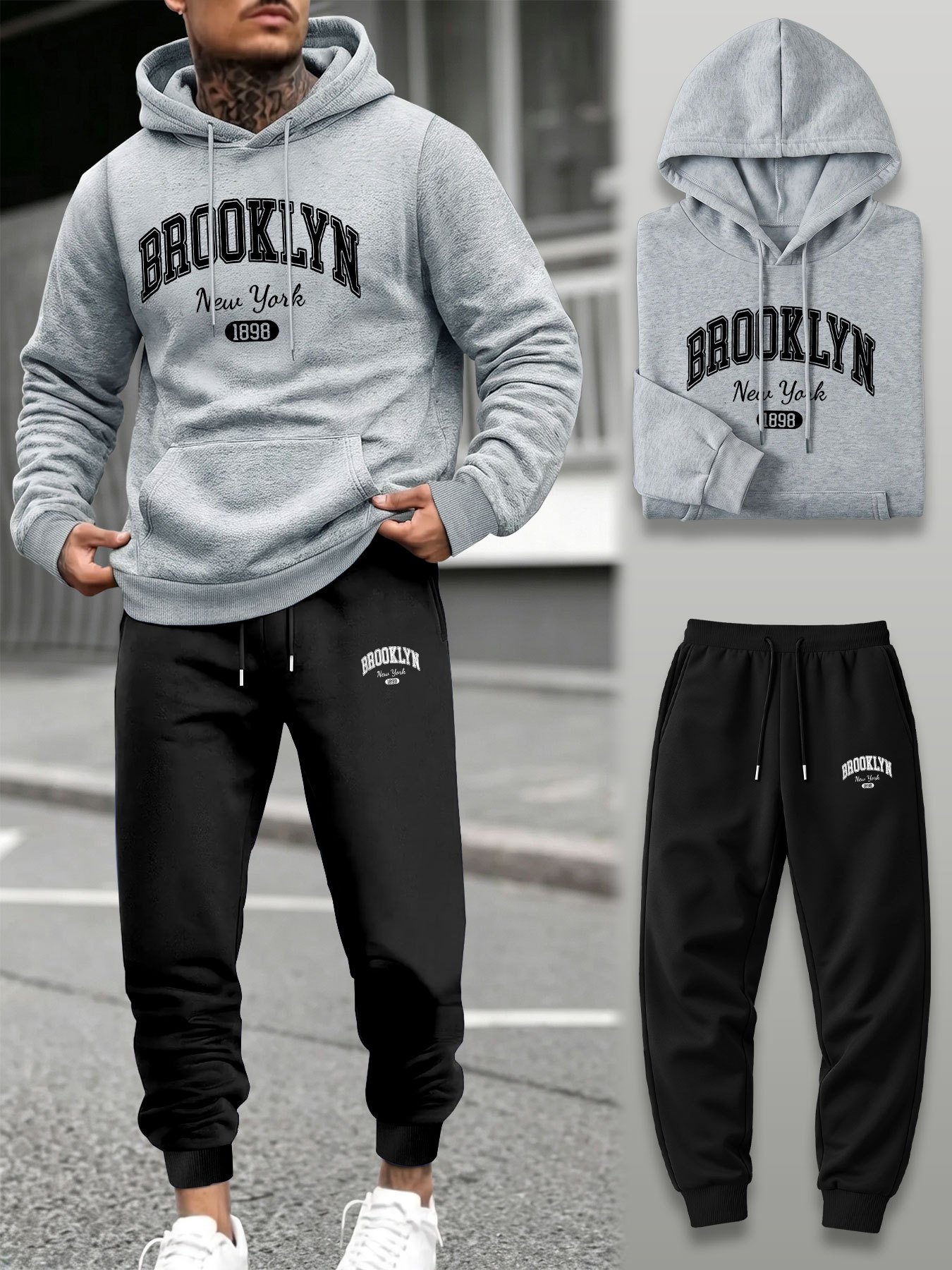 بدلة رياضية للرجال مكونة من قط - مراجعة Joggers Pants وسعره