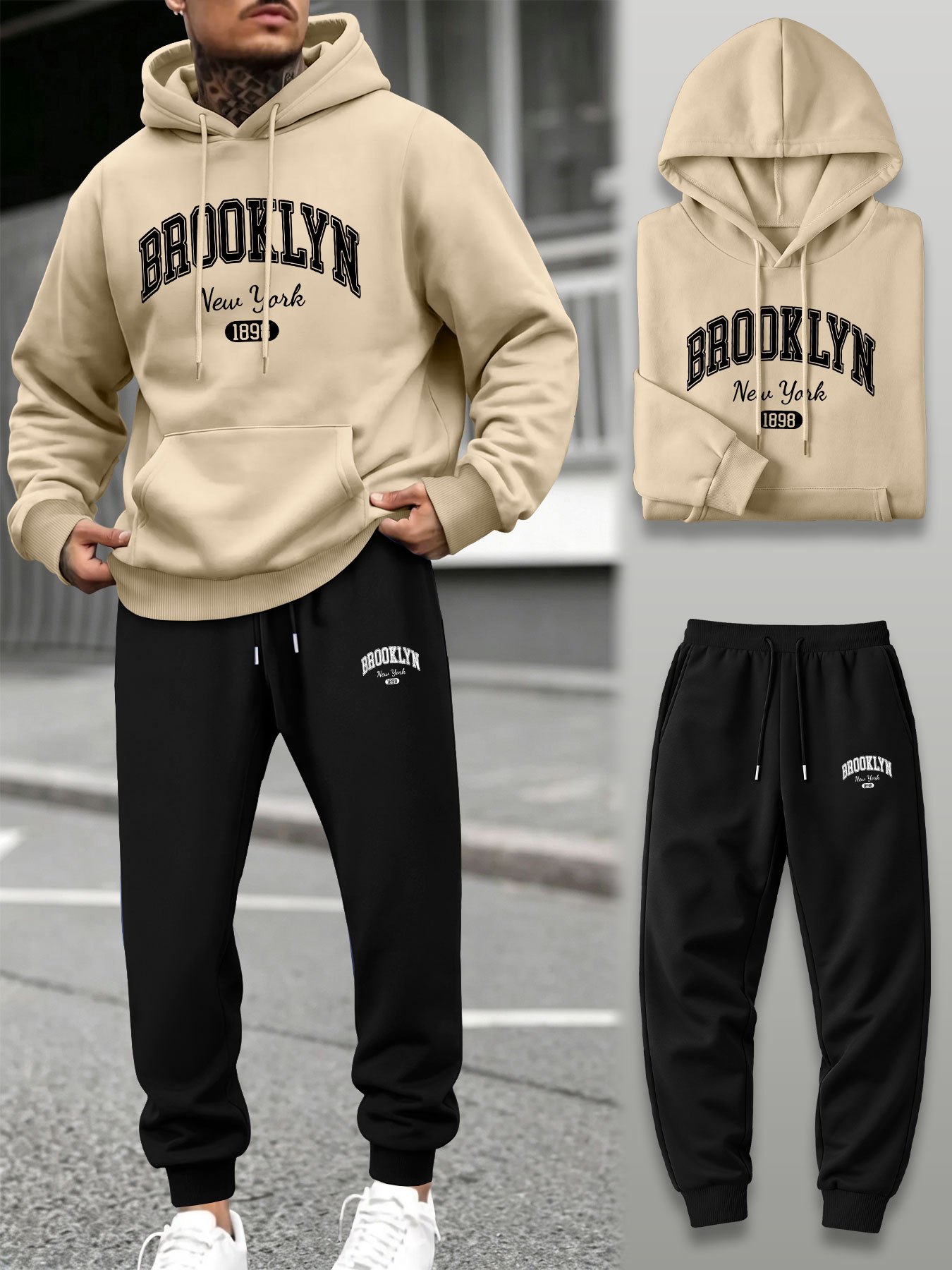 بدلة رياضية للرجال مكونة من قط - مراجعة Joggers Pants وسعره