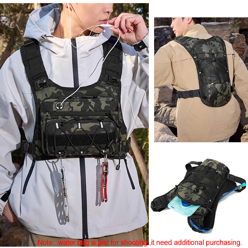 حقيبة تكتيكية للصدر وحقيبة ظهر - مراجعة Hydration Vest وسعره