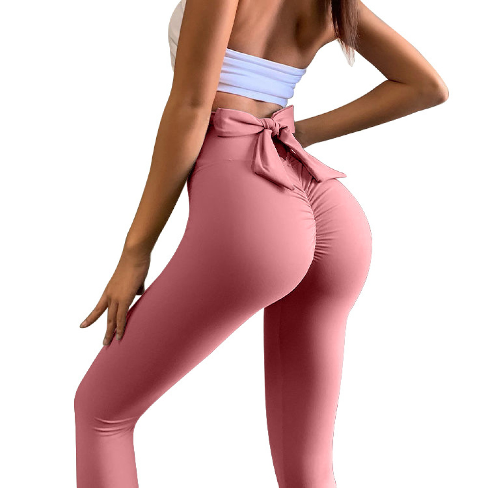 بنطلون يوجا نسائي عالي الخصر ل - مراجعة Running Gear Junior وسعره